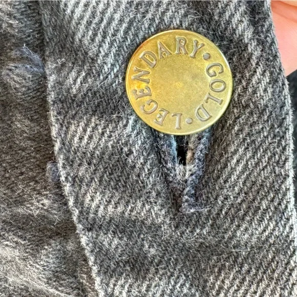 Men’s Legendary Gold Black Denim Jeans distressed size 36x30 - Picture 3 of 4